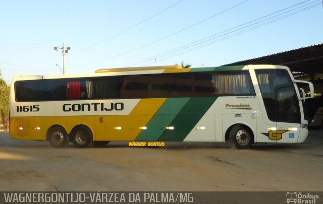 Empresa Gontijo de Transportes 11615 na cidade de Várzea da Palma, Minas Gerais, Brasil, por Wagner Gontijo Várzea da Palma-mg. ID da foto: 3341840.