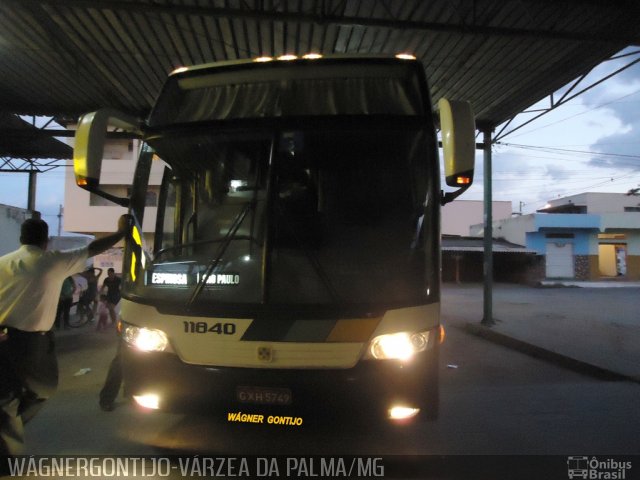 Empresa Gontijo de Transportes 11840 na cidade de Várzea da Palma, Minas Gerais, Brasil, por Wagner Gontijo Várzea da Palma-mg. Número da foto: #3340182.