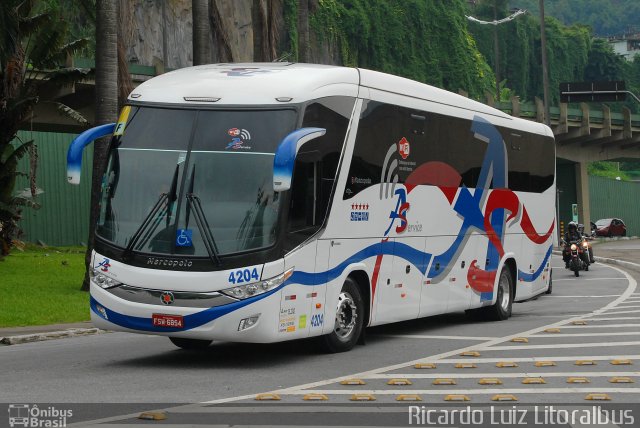 AS Service 4204 na cidade de Santos, São Paulo, Brasil, por Ricardo Luiz. Número da foto: #3341826.