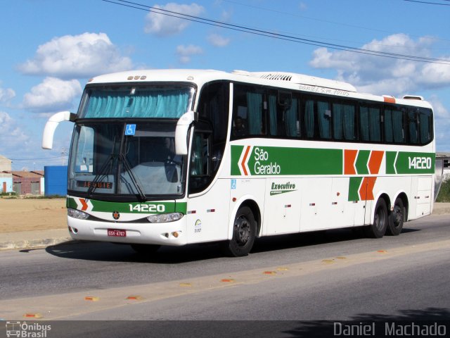 Cia. São Geraldo de Viação 14220 na cidade de Vitória da Conquista, Bahia, Brasil, por Daniel  Machado. Número da foto: #3340458.