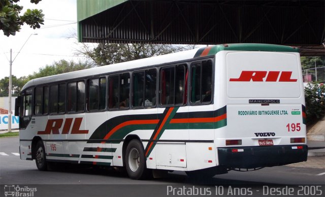 RIL - Rodoviário Ibitinguense Ltda. 195 na cidade de Bauru, São Paulo, Brasil, por Cristiano Soares da Silva. ID da foto: 3341816.