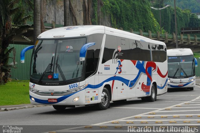 AS Service 5503 na cidade de Santos, São Paulo, Brasil, por Ricardo Luiz. ID da foto: 3341846.