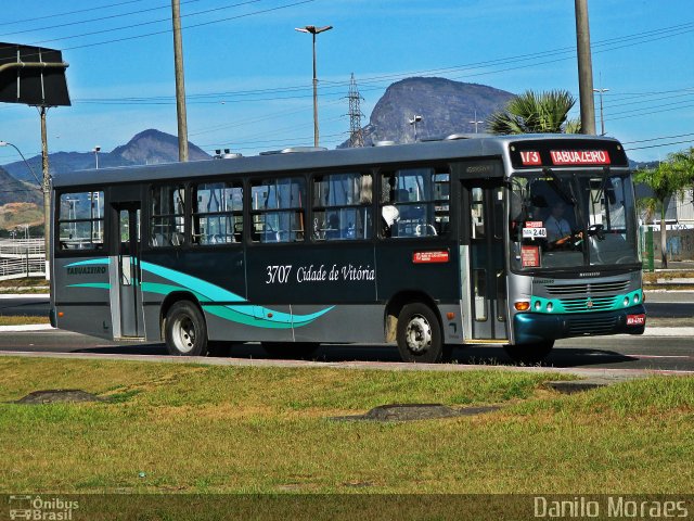 Viação Tabuazeiro 3707 na cidade de Vitória, Espírito Santo, Brasil, por Danilo Moraes. Número da foto: #3341005.