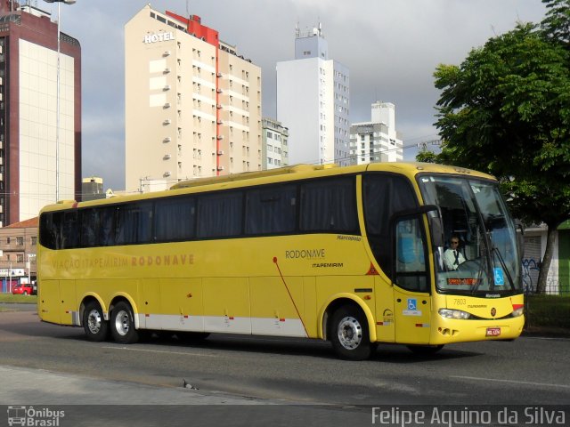 Viação Itapemirim 7803 na cidade de Curitiba, Paraná, Brasil, por Felipe Aquino da Silva. ID da foto: 3341946.