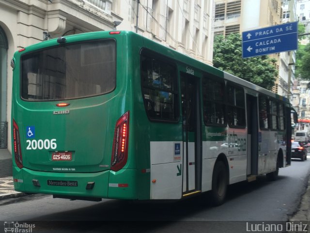 OT Trans - Ótima Salvador Transportes 20006 na cidade de Salvador, Bahia, Brasil, por Luciano Diniz. Número da foto: #3343043.