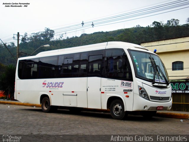 Solidez Transportes FD:8595 na cidade de João Monlevade, Minas Gerais, Brasil, por Antonio Carlos Fernandes. Número da foto: #3343408.