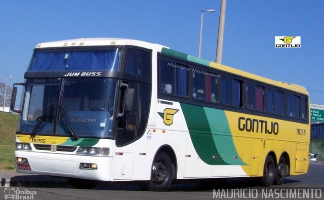 Empresa Gontijo de Transportes 11055 na cidade de Belo Horizonte, Minas Gerais, Brasil, por Maurício Nascimento. ID da foto: 3344296.