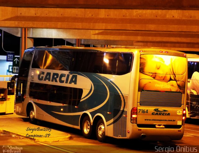 Viação Garcia 7164 na cidade de Campinas, São Paulo, Brasil, por Sérgio de Sousa Elias. Número da foto: #3342920.