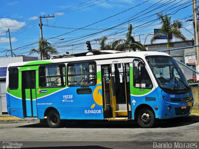 Metropolitana Transportes e Serviços 11038 na cidade de Vila Velha, Espírito Santo, Brasil, por Danilo Moraes. Número da foto: #3343333.