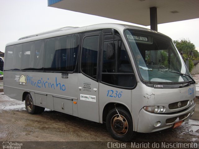 Auto Viação Critur 1236 na cidade de Criciúma, Santa Catarina, Brasil, por Cleber  Mariot do Nascimento. Número da foto: #3343127.