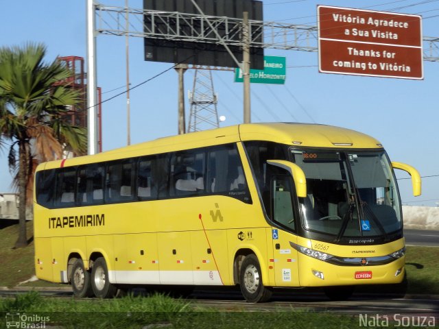 Viação Itapemirim 60567 na cidade de Vitória, Espírito Santo, Brasil, por Natã  Souza. ID da foto: 3345592.