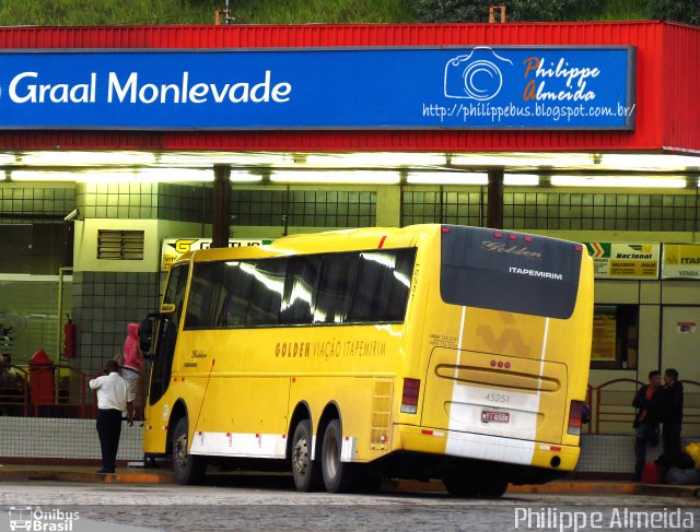 Viação Itapemirim 45251 na cidade de João Monlevade, Minas Gerais, Brasil, por Philippe Almeida. Número da foto: #3346312.