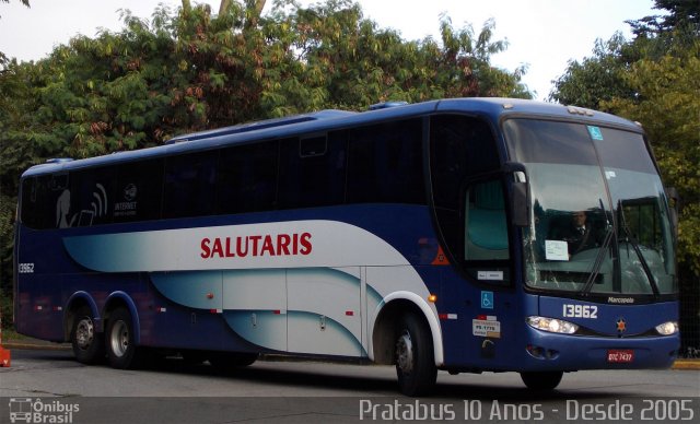 Viação Salutaris e Turismo 13962 na cidade de São Paulo, São Paulo, Brasil, por Cristiano Soares da Silva. Número da foto: #3346724.