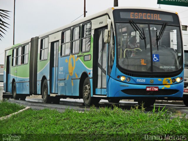 Metropolitana Transportes e Serviços 11025 na cidade de Vitória, Espírito Santo, Brasil, por Danilo Moraes. ID da foto: 3345136.