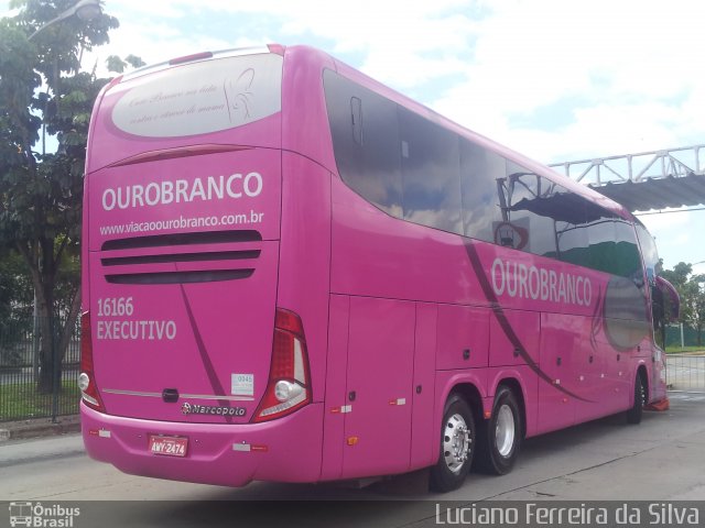 Viação Ouro Branco 16166 na cidade de São Paulo, São Paulo, Brasil, por Luciano Ferreira da Silva. Número da foto: #3345361.
