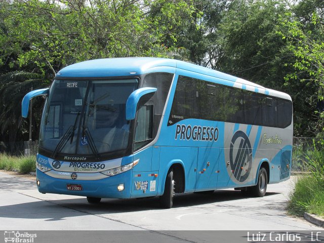 Auto Viação Progresso 6250 na cidade de Recife, Pernambuco, Brasil, por Luiz Carlos de Santana. ID da foto: 3345149.