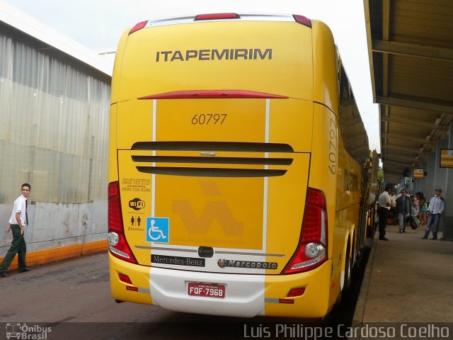 Viação Itapemirim 60797 na cidade de Belo Horizonte, Minas Gerais, Brasil, por Luis Philippe Cardoso Coelho. Número da foto: #3345726.