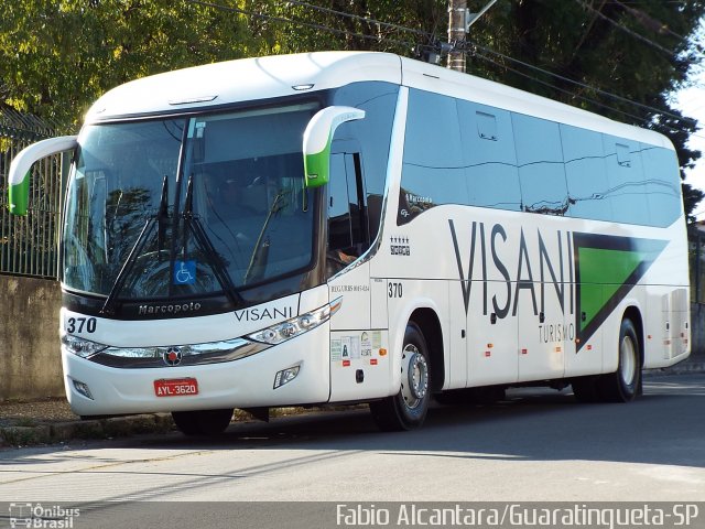 Visani Turismo 370 na cidade de Guaratinguetá, São Paulo, Brasil, por Fabio Alcantara. Número da foto: #3346069.