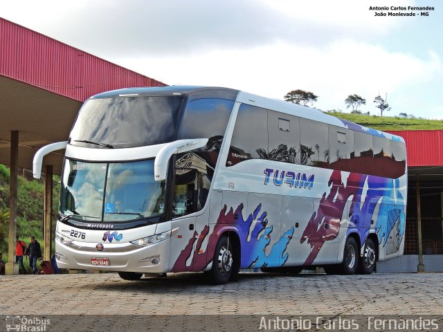 Turim Transportes e Serviços 2276 na cidade de João Monlevade, Minas Gerais, Brasil, por Antonio Carlos Fernandes. Número da foto: #3399757.