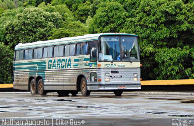 Viação Garcia 5392 na cidade de Londrina, Paraná, Brasil, por Nathan Augusto. Número da foto: #3400769.