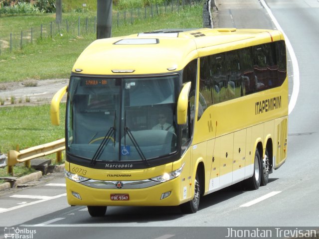 Viação Itapemirim 60713 na cidade de Lavrinhas, São Paulo, Brasil, por Jhonatan Diego da Silva Trevisan. ID da foto: 3401440.