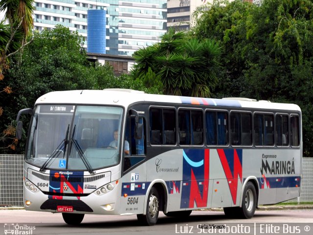Expresso Maringá 5604 na cidade de Curitiba, Paraná, Brasil, por Luiz Scarabotto . Número da foto: #3399172.
