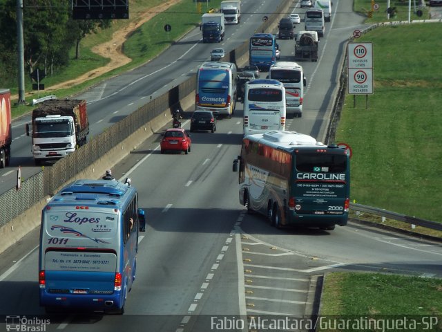 Lopes Turismo 1011 na cidade de Aparecida, São Paulo, Brasil, por Fabio Alcantara. Número da foto: #3401547.
