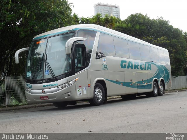Viação Garcia 7806 na cidade de Curitiba, Paraná, Brasil, por Andrew Moraes. Número da foto: #3401667.