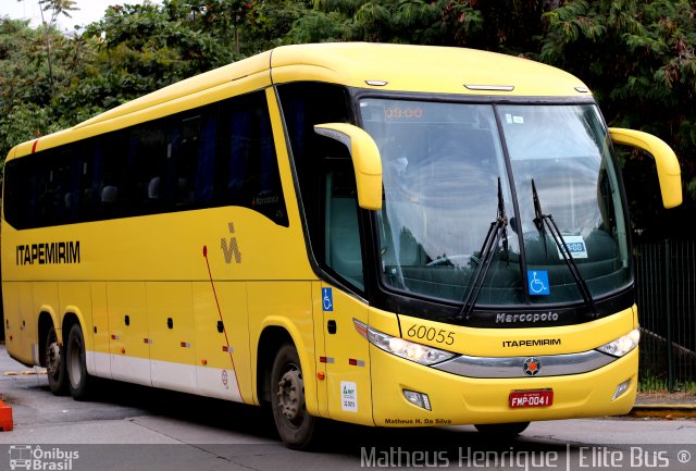 Viação Itapemirim 60055 na cidade de São Paulo, São Paulo, Brasil, por Matheus Henrique. Número da foto: #3400082.