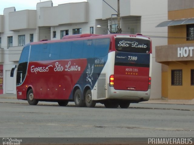 Expresso São Luiz 7380 na cidade de Primavera do Leste, Mato Grosso, Brasil, por Alexandre Rodrigo. Número da foto: #3399336.
