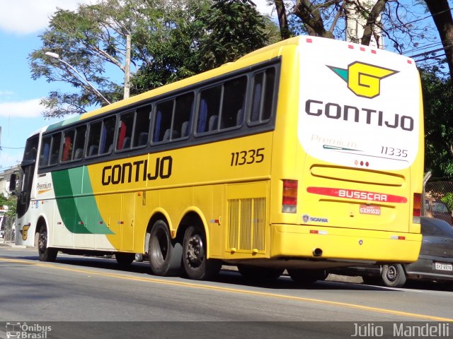 Empresa Gontijo de Transportes 11335 na cidade de Belo Horizonte, Minas Gerais, Brasil, por Júlio  Mandelli. Número da foto: #3399361.