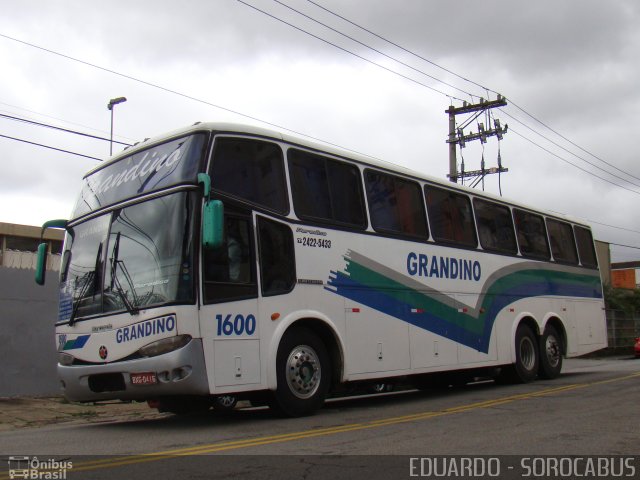 Grandino Transportes 1600 na cidade de São Paulo, São Paulo, Brasil, por EDUARDO - SOROCABUS. ID da foto: 3401116.