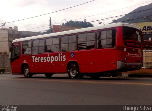 Viação Dedo de Deus 351 na cidade de Teresópolis, Rio de Janeiro, Brasil, por Thiago Silva. Número da foto: #3399596.