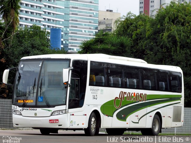 Viação Graciosa 143 na cidade de Curitiba, Paraná, Brasil, por Luiz Scarabotto . ID da foto: 3399168.