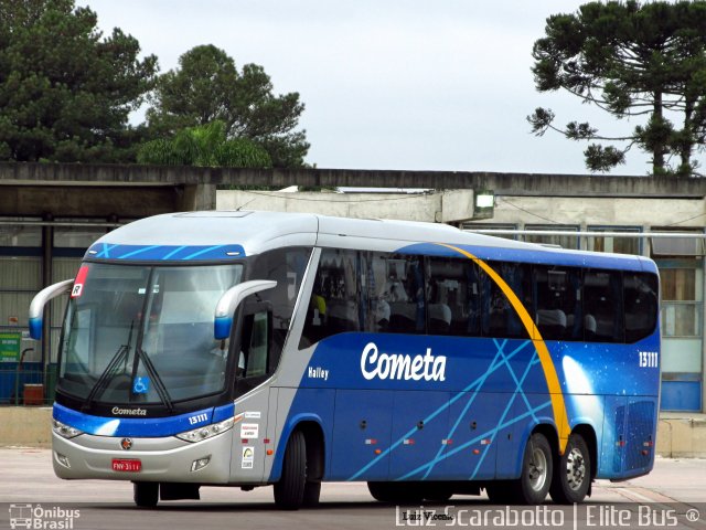 Viação Cometa 13111 na cidade de Curitiba, Paraná, Brasil, por Luiz Scarabotto . ID da foto: 3399190.