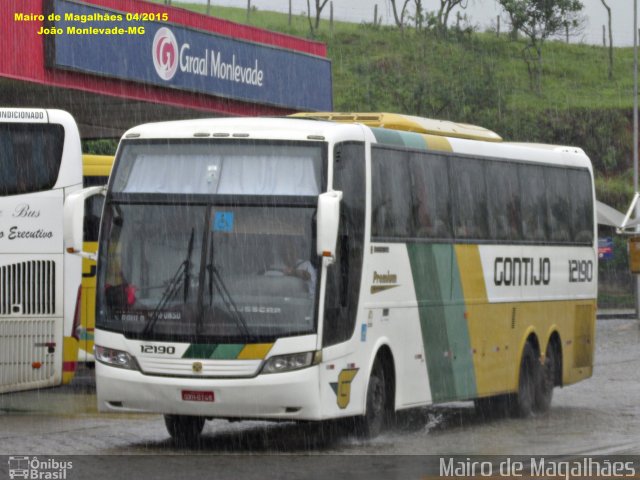Empresa Gontijo de Transportes 12190 na cidade de João Monlevade, Minas Gerais, Brasil, por Mairo de Magalhães. Número da foto: #3399892.