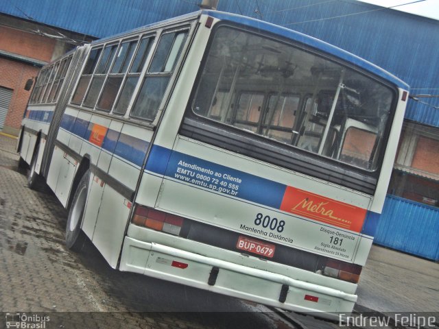 Metra - Sistema Metropolitano de Transporte 8008 na cidade de São Bernardo do Campo, São Paulo, Brasil, por Endrew Felipe. ID da foto: 3399146.