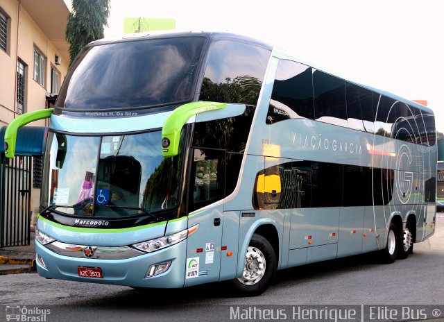 Viação Garcia 8011 na cidade de São Paulo, São Paulo, Brasil, por Matheus Henrique. Número da foto: #3400187.