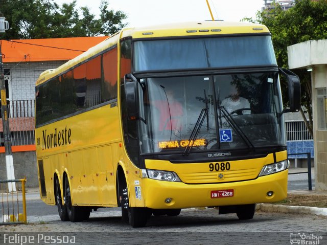 Viação Nordeste 9080 na cidade de Campina Grande, Paraíba, Brasil, por Felipe Pessoa de Albuquerque. Número da foto: #3401205.