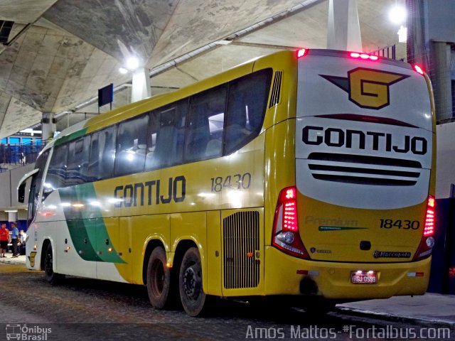 Empresa Gontijo de Transportes 18430 na cidade de Fortaleza, Ceará, Brasil, por Amós  Mattos. Número da foto: #3401423.