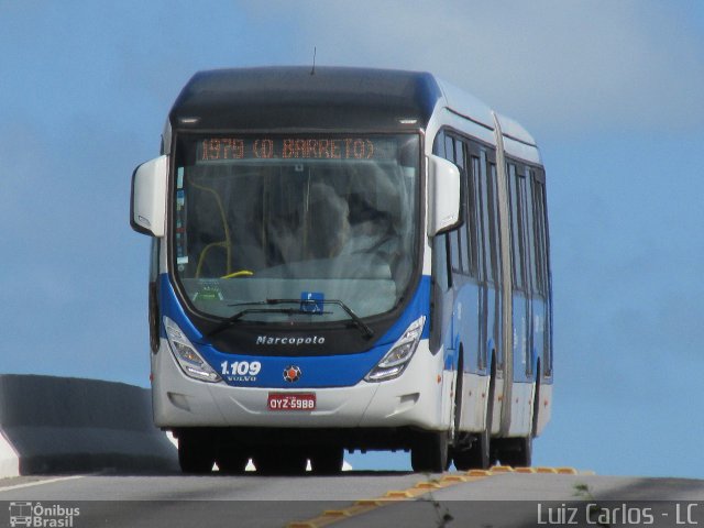 Cidade Alta Transportes 1.109 na cidade de Olinda, Pernambuco, Brasil, por Luiz Carlos de Santana. ID da foto: 3401180.