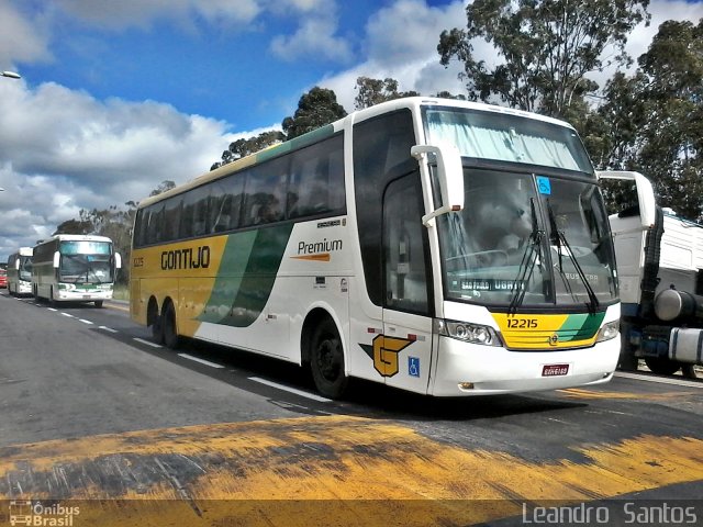 Empresa Gontijo de Transportes 12215 na cidade de Vitória da Conquista, Bahia, Brasil, por Leandro  Santos. ID da foto: 3399183.