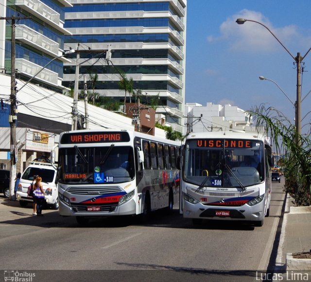 Maravilha Auto Ônibus ITB 01.199 na cidade de Itaboraí, Rio de Janeiro, Brasil, por Lucas Lima. Número da foto: #3423896.