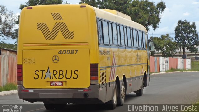Viação Itapemirim 40087 na cidade de Brasília, Distrito Federal, Brasil, por Elivelthon  Alves Costa. Número da foto: #3422672.