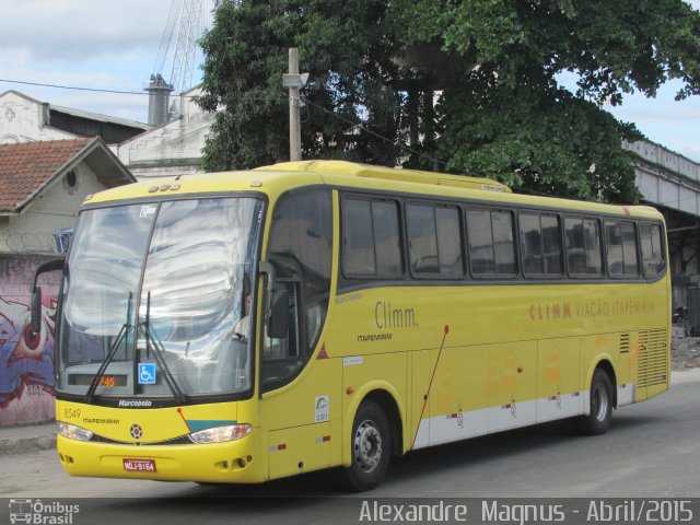 Viação Itapemirim 8549 na cidade de Rio de Janeiro, Rio de Janeiro, Brasil, por Alexandre  Magnus. Número da foto: #3423463.