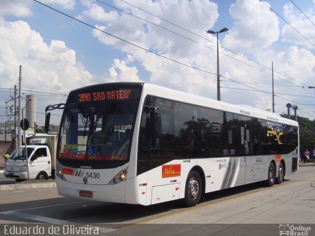 Metra - Sistema Metropolitano de Transporte 5430 na cidade de São Bernardo do Campo, São Paulo, Brasil, por Eduardo de Oliveira. Número da foto: #3422895.