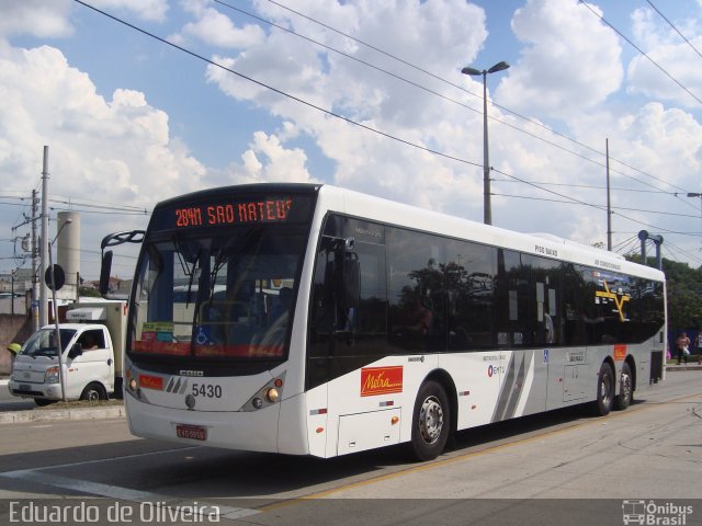 Metra - Sistema Metropolitano de Transporte 5430 na cidade de São Bernardo do Campo, São Paulo, Brasil, por Eduardo de Oliveira. ID da foto: 3422895.