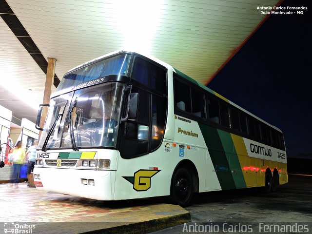Empresa Gontijo de Transportes 11425 na cidade de João Monlevade, Minas Gerais, Brasil, por Antonio Carlos Fernandes. Número da foto: #3422404.