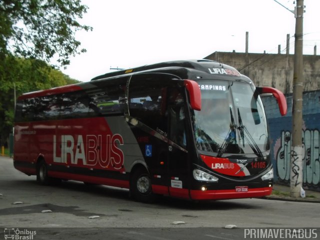 Lirabus 14105 na cidade de São Paulo, São Paulo, Brasil, por Alexandre Rodrigo. Número da foto: #3424266.