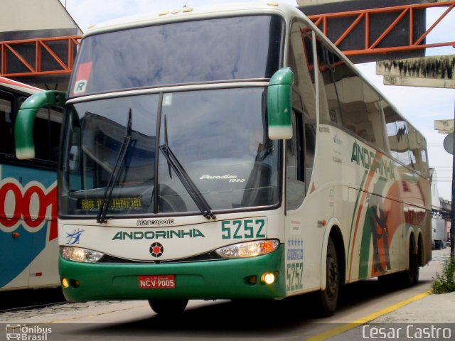 Empresa de Transportes Andorinha 5252 na cidade de Rio de Janeiro, Rio de Janeiro, Brasil, por César Castro. Número da foto: #3424050.